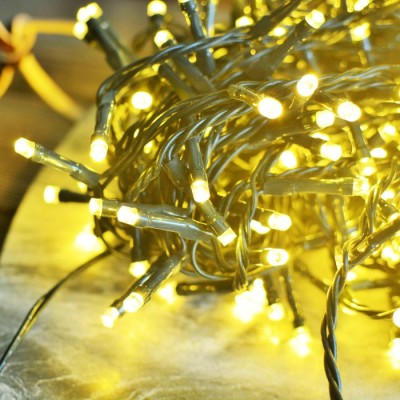 lampki choinkowe świąteczne ciepłe LED zewnętrzne
